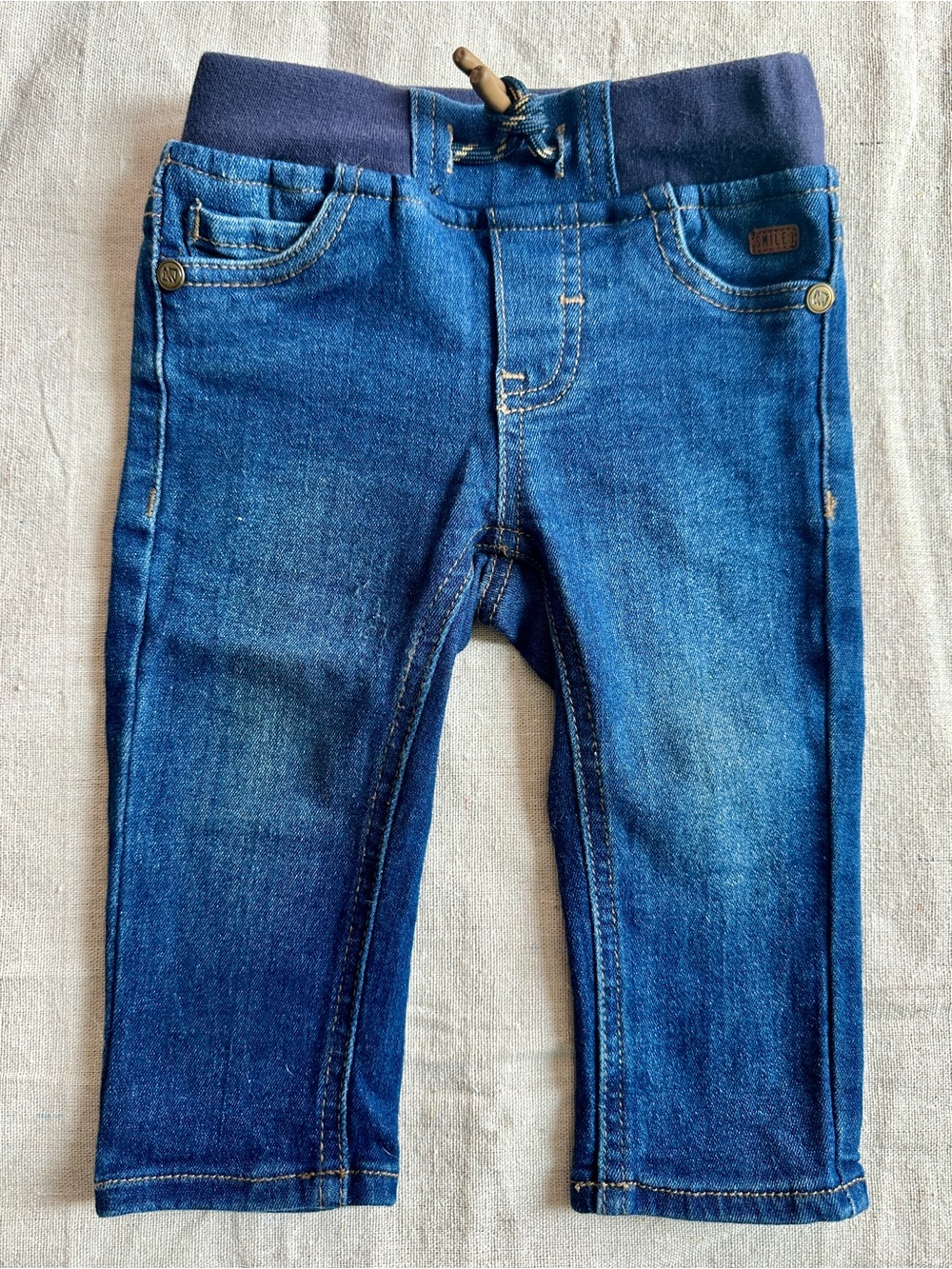 Nano Stretch Indigo Blue Pull-On Jeans